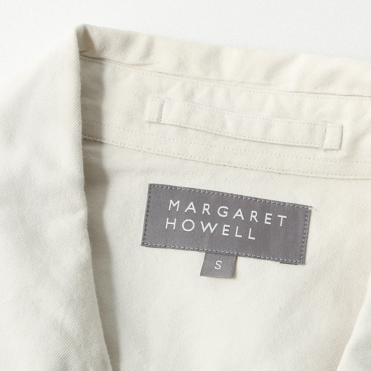 BRUSHED COTTON SILK TWILL SHIRT