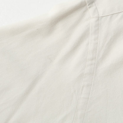 BRUSHED COTTON SILK TWILL SHIRT