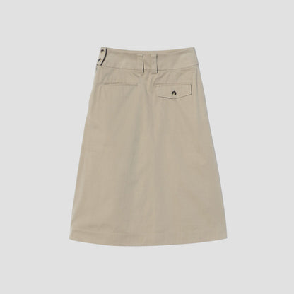 HIGH DENSE COTTON TWILL SKIRT