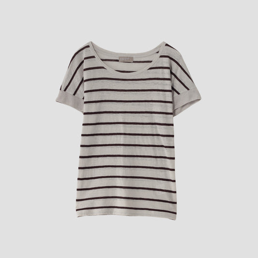 STRIPE LINEN JERSEY