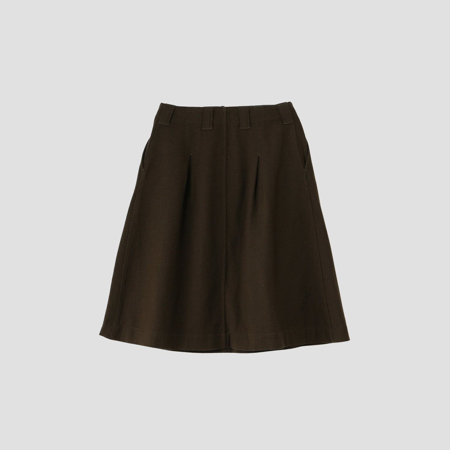 WOOL SERGE SKIRT