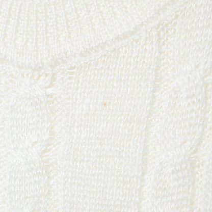 LINEN CABLE VEST KNIT