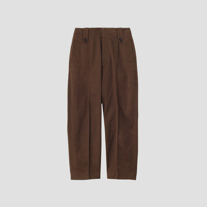 DRY COTTON TWILL TROUSERS
