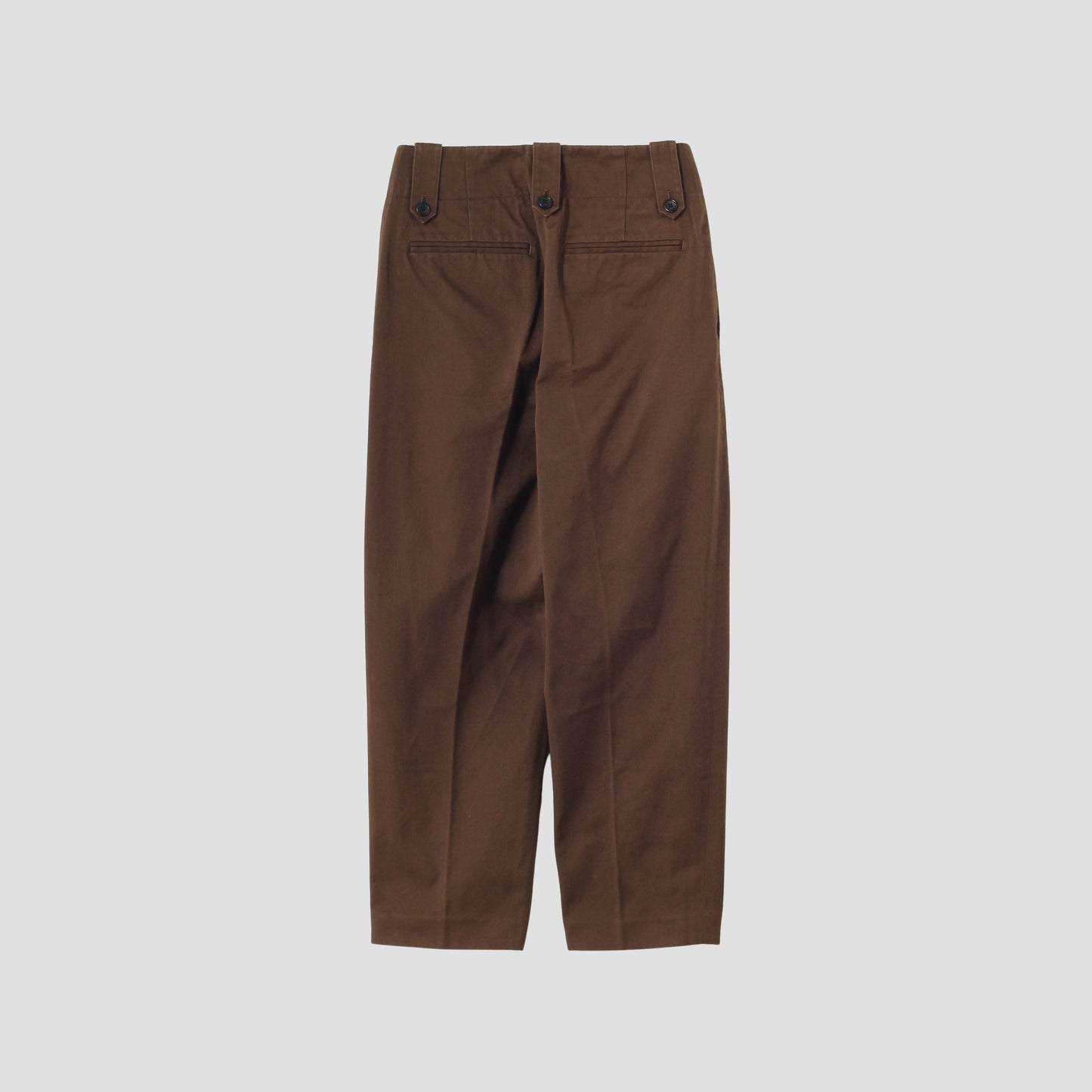 DRY COTTON TWILL TROUSERS