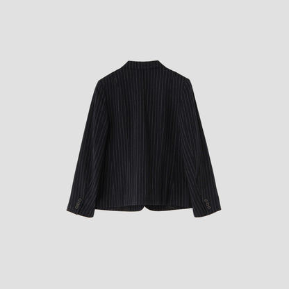 BROKEN STRIPE WOOL JACKET