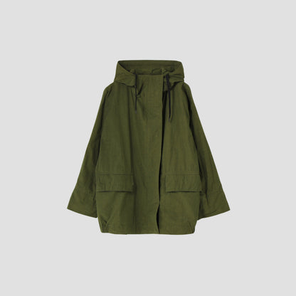 COTTON NYLON PLAINWEAVE BLOUSON