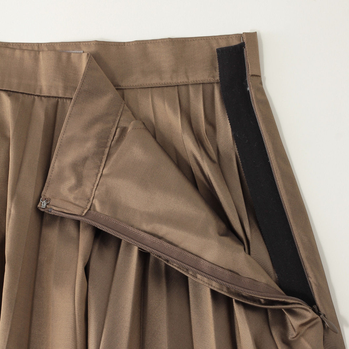 SILK POLYESTER SKIRT