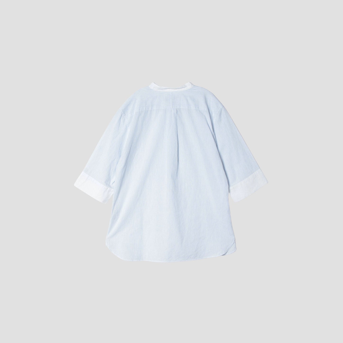 FINE STRIPE COTTON LINEN SHIRT