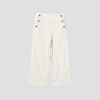 ROUGH COTTON CANVAS TROUSERS