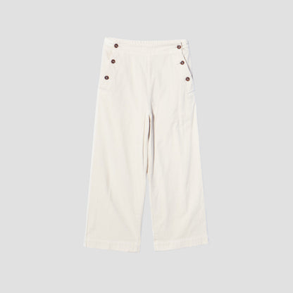 ROUGH COTTON CANVAS TROUSERS