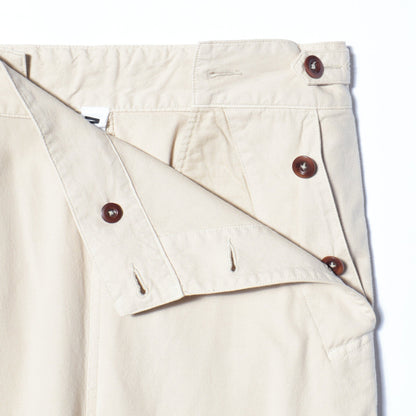 ROUGH COTTON CANVAS TROUSERS