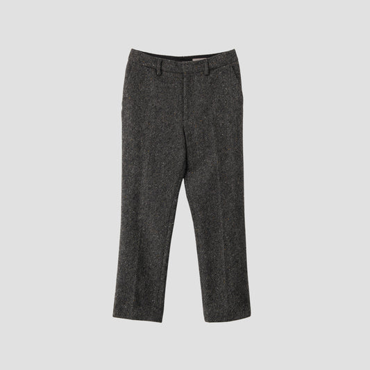 WOOL TWEED TROUSERS