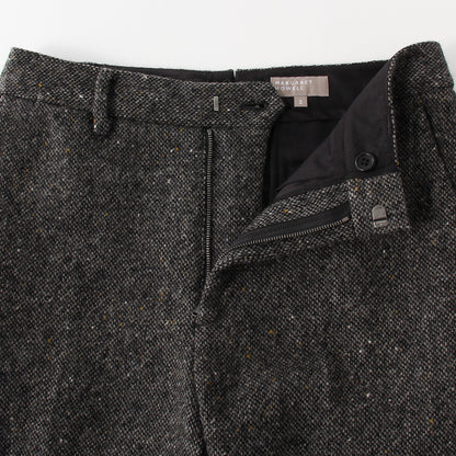 WOOL TWEED TROUSERS