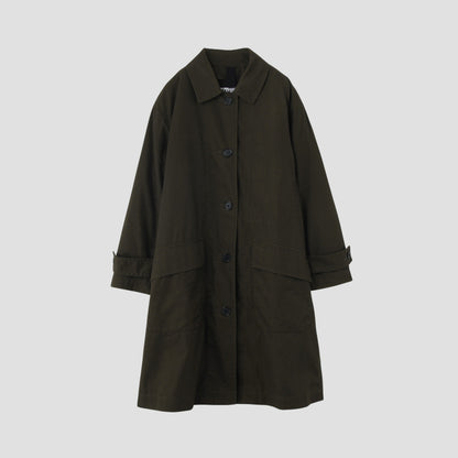 PROOFED COTTON NYLON TWILL COAT