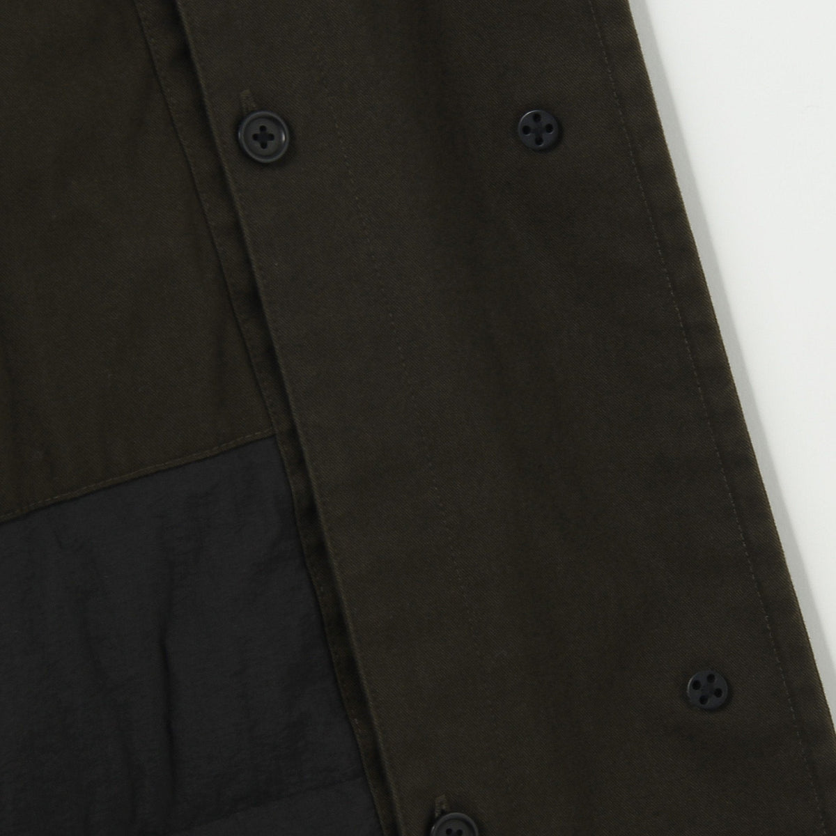 PROOFED COTTON NYLON TWILL COAT
