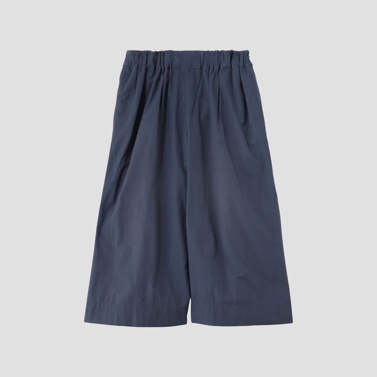 WASHED COTTON POPLIN TROUSERS