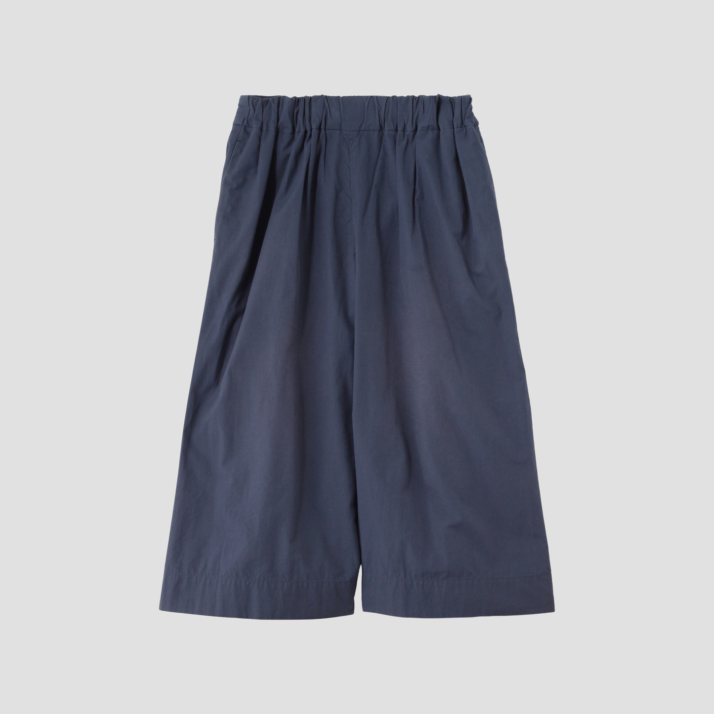 WASHED COTTON POPLIN TROUSERS