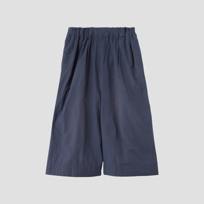 WASHED COTTON POPLIN TROUSERS