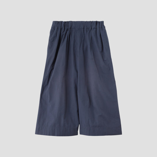 WASHED COTTON POPLIN TROUSERS