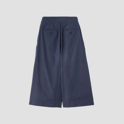WASHED COTTON POPLIN TROUSERS