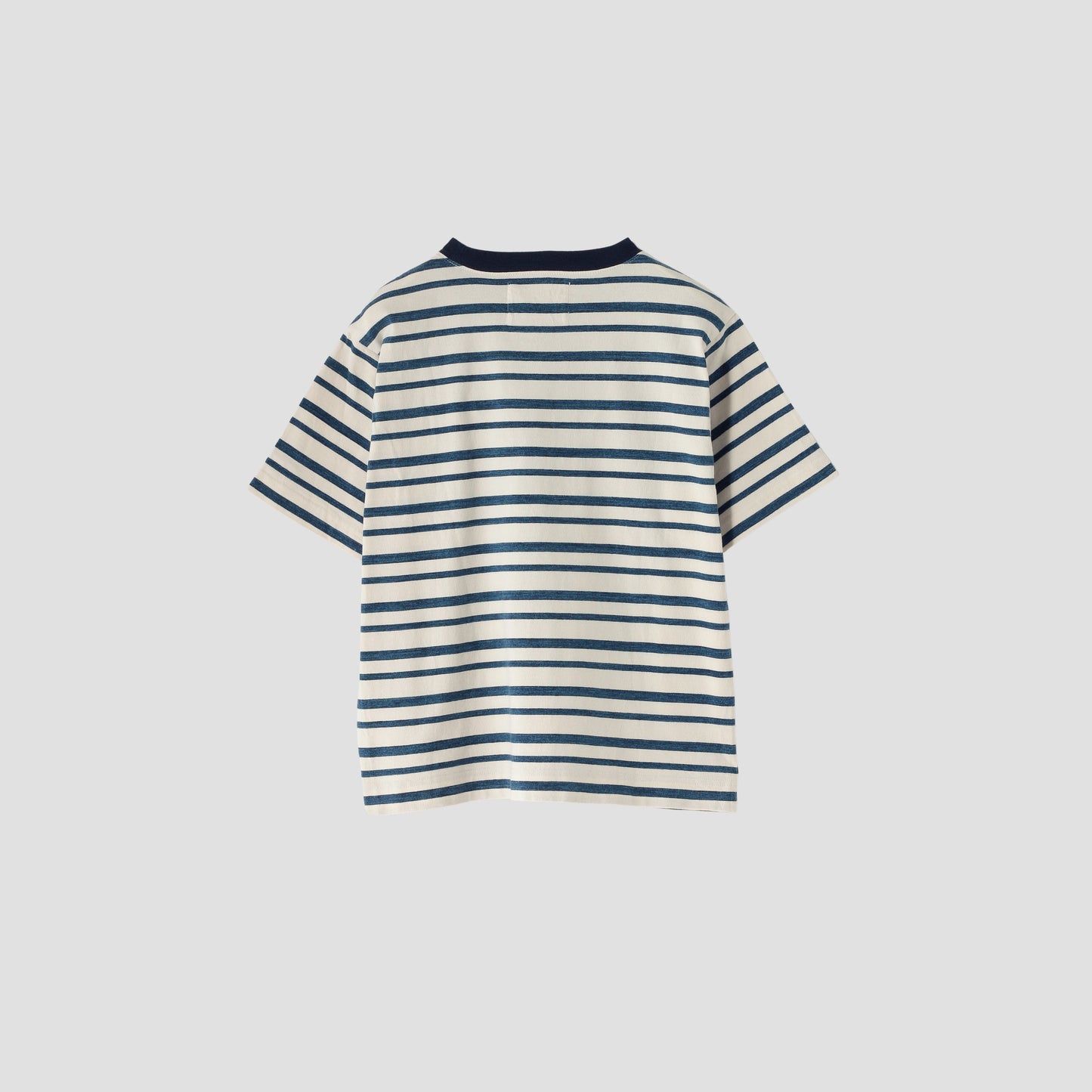 MELANGE STRIPE COTTON JERSEY