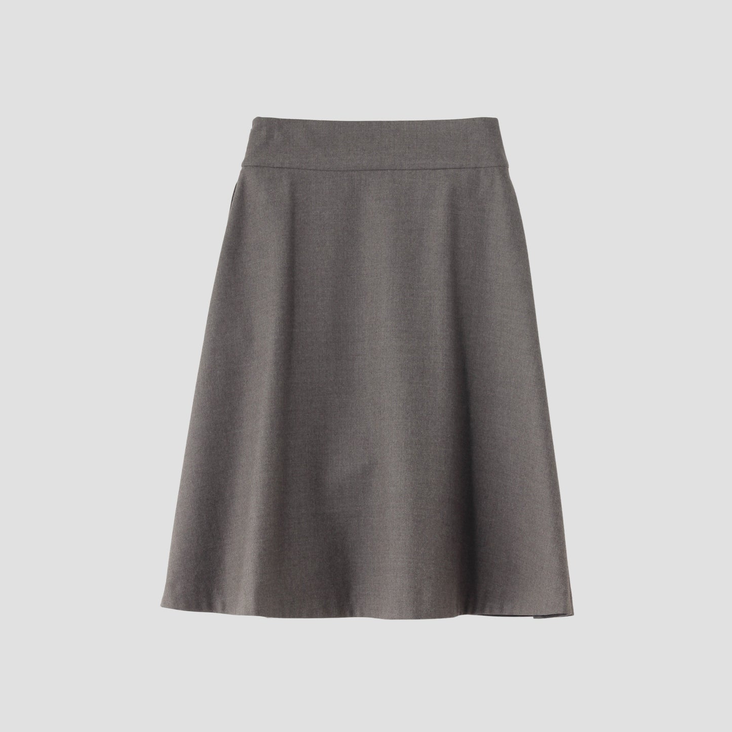 FINE WOOL FLANNEL SKIRT