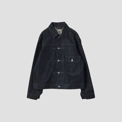 ORGANIC COTTON DENIM BLOUSON