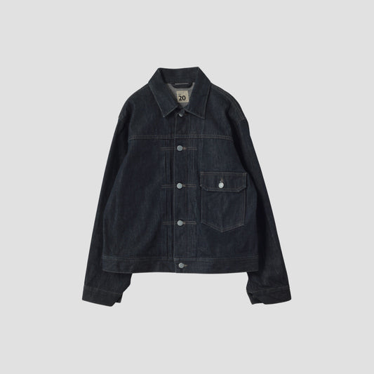 ORGANIC COTTON DENIM BLOUSON