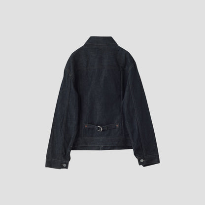 ORGANIC COTTON DENIM BLOUSON