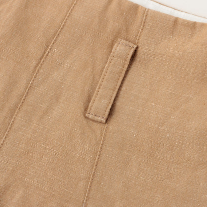 LINEN COTTON TROUSERS