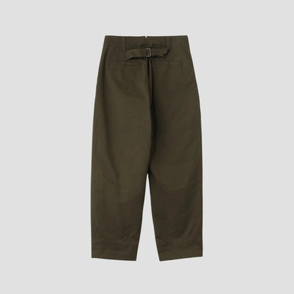 ORGANIC COTTON TWILL TROUSERS