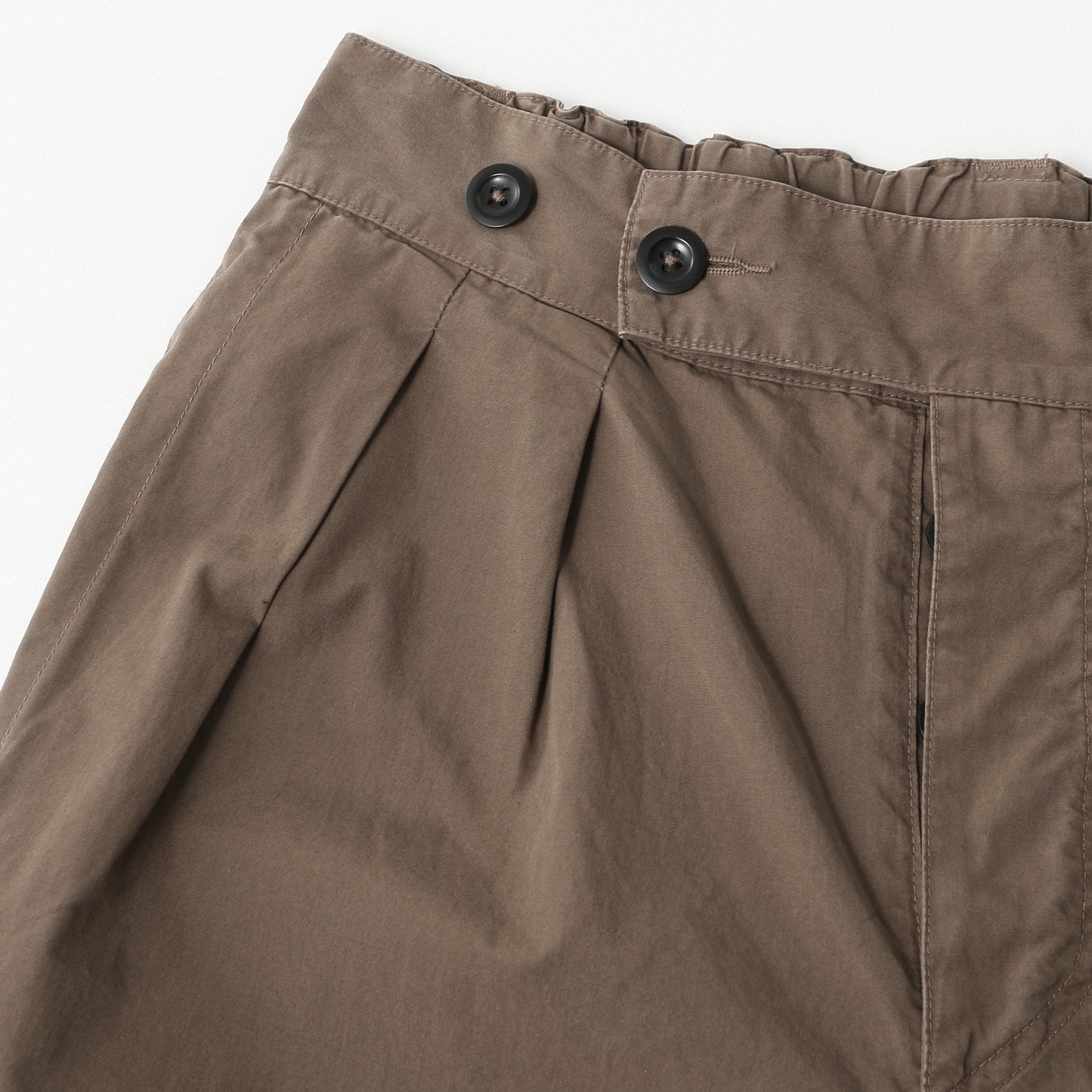 FINE COMPACT COTTON POPLIN TROUSERS