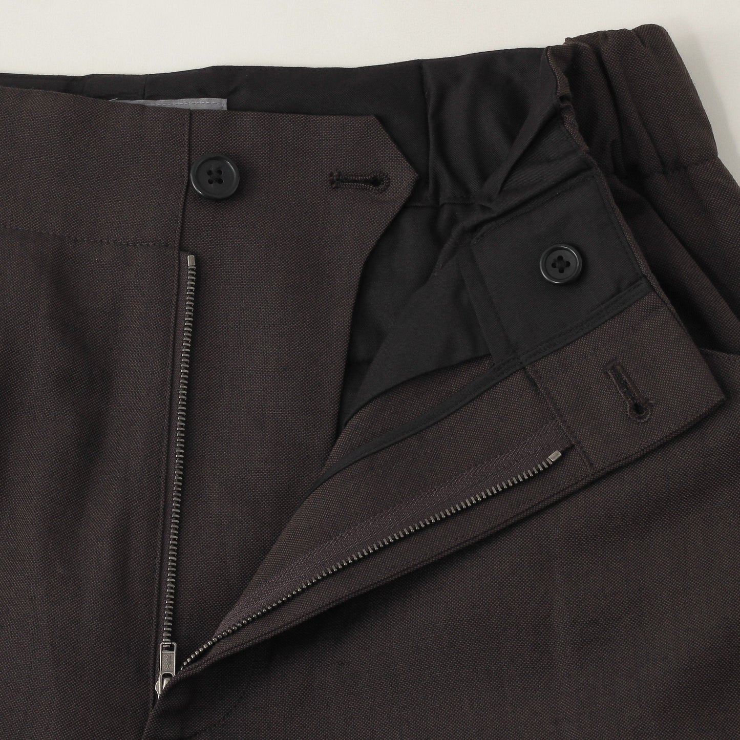 WOOL LINEN HOPSACK TROUSERS