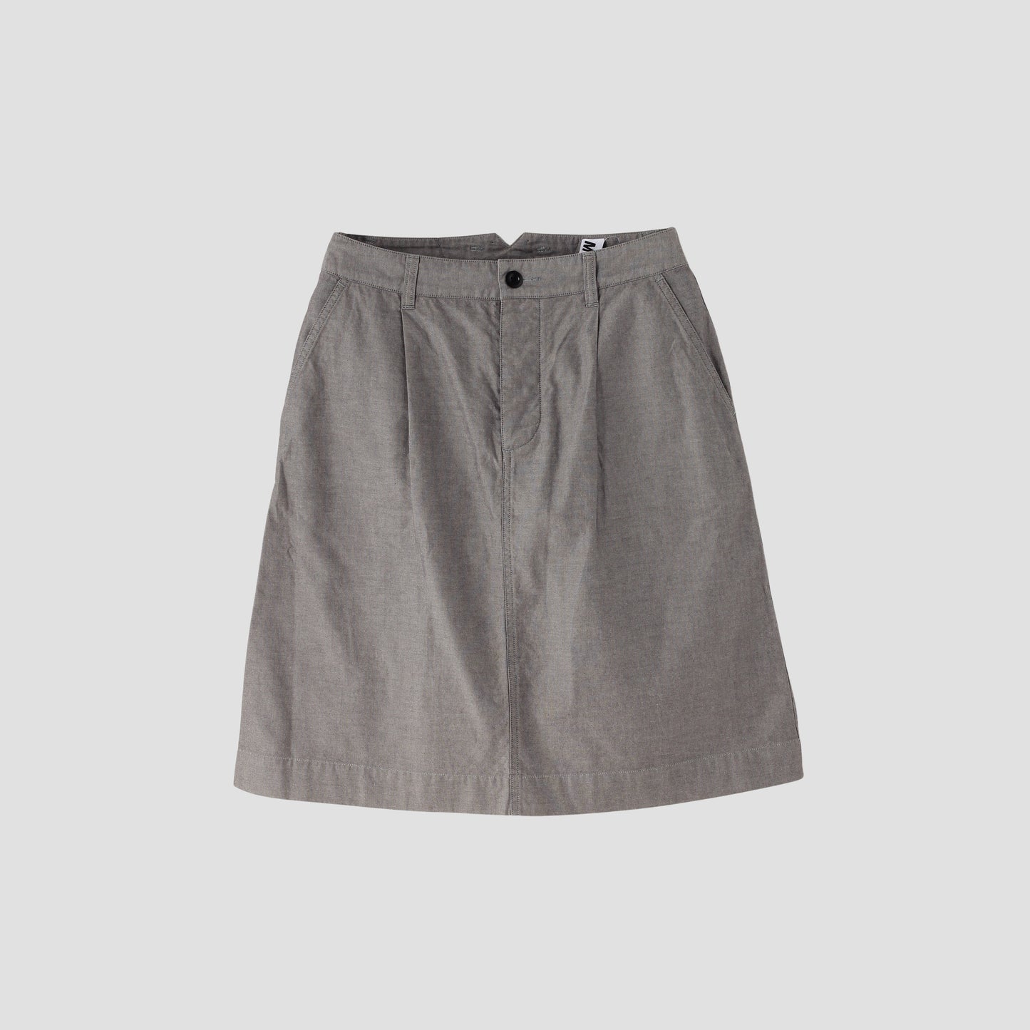 YARN DYE DRY COTTON SKIRT