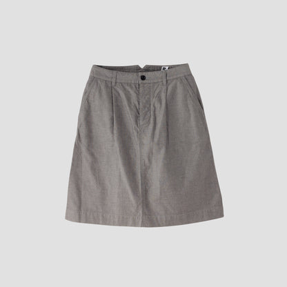YARN DYE DRY COTTON SKIRT