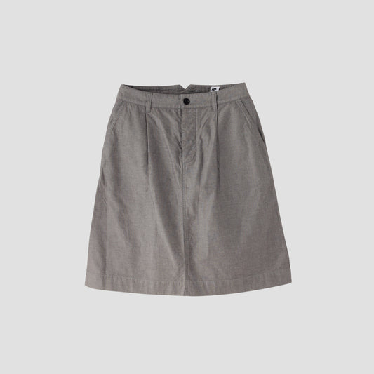 YARN DYE DRY COTTON SKIRT