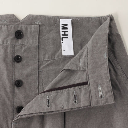 YARN DYE DRY COTTON SKIRT