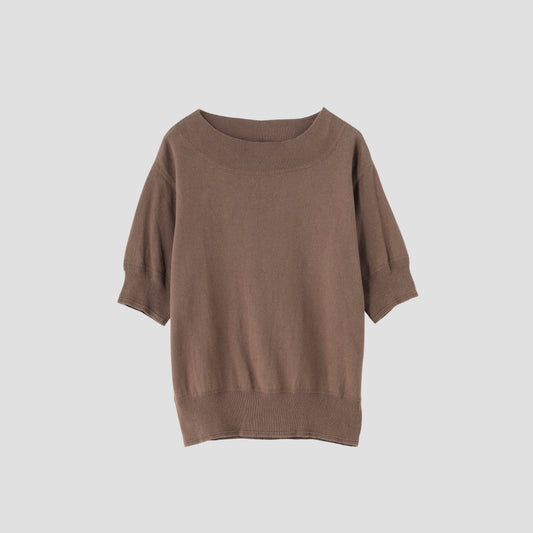 FINE SLUB COTTON LINEN KNIT