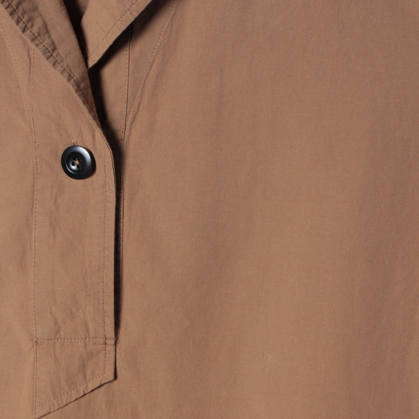 SANDED COTTON LINEN SHIRT