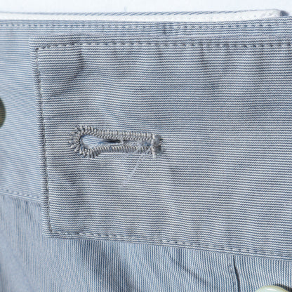 HAIRLINE STRIPE COTTON TROUSERS