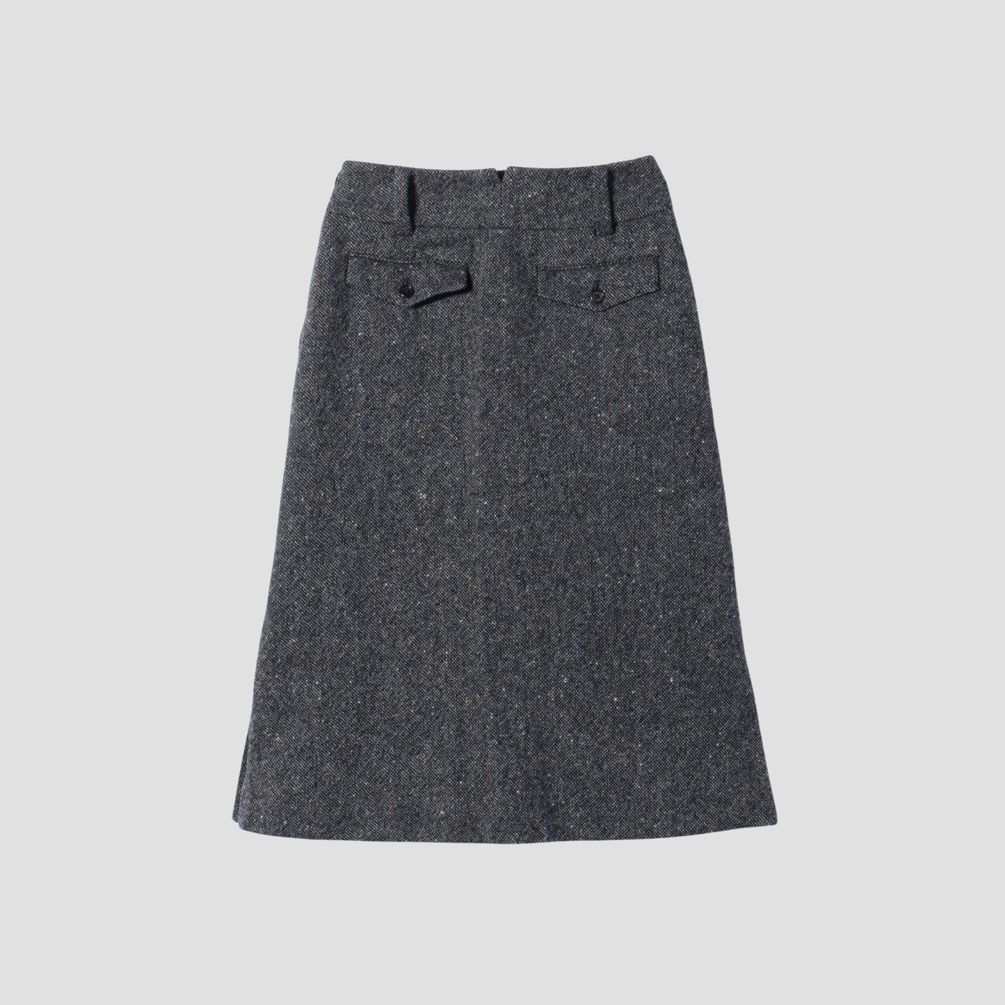 WOOL TWEED SKIRT