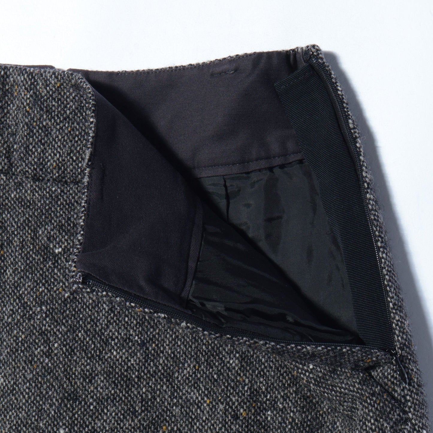 WOOL TWEED SKIRT