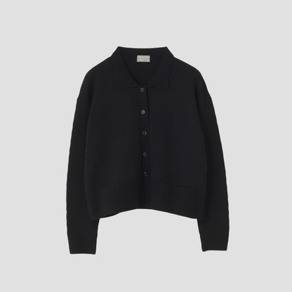 MARION FOALE COLLARED CARDIGAN KNIT