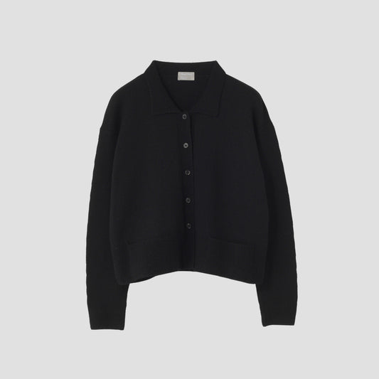 MARION FOALE COLLARED CARDIGAN KNIT
