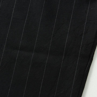 WIDE PINSTRIPE WOOL TROUSERS