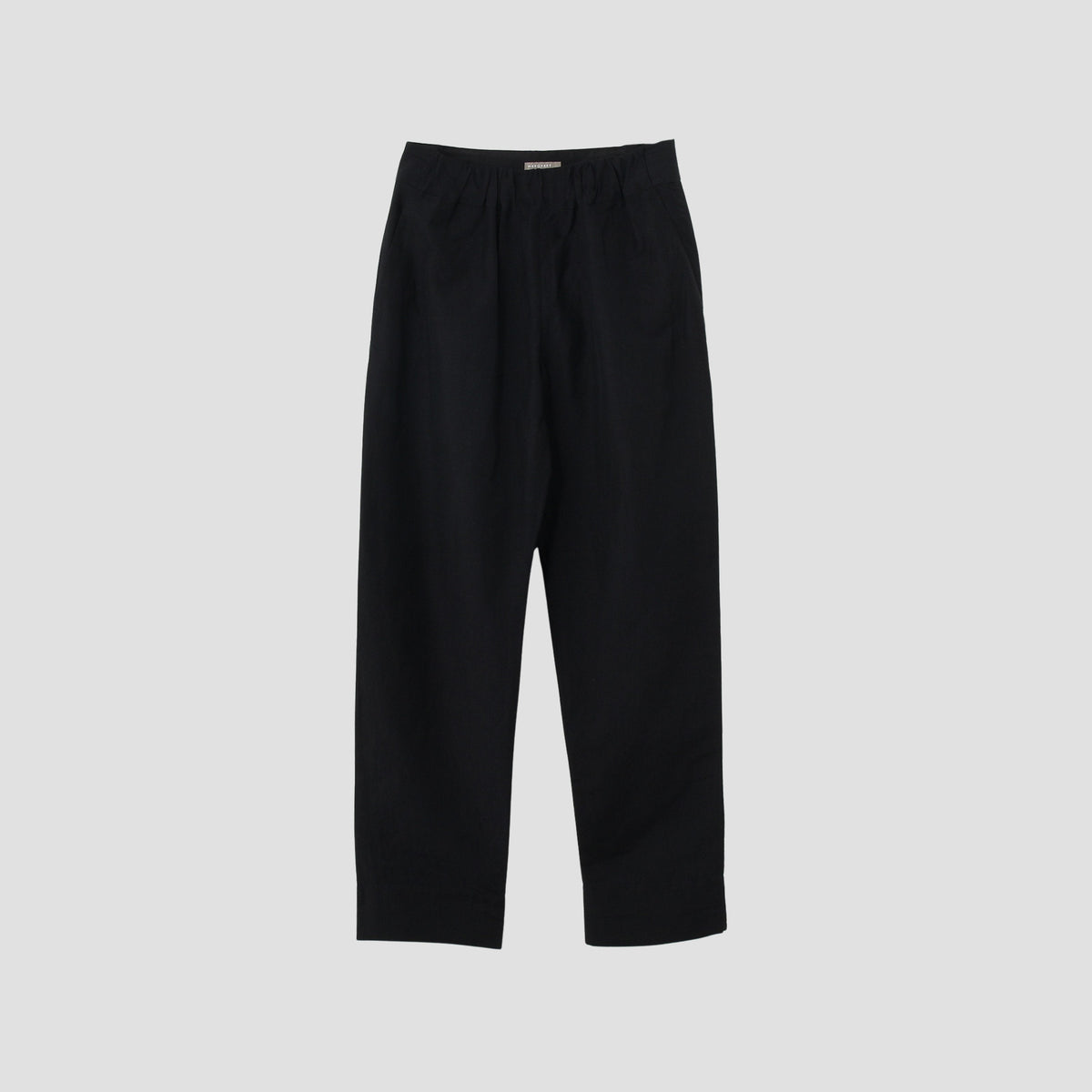 PLAINWEAVE WOOL LINEN TROUSERS