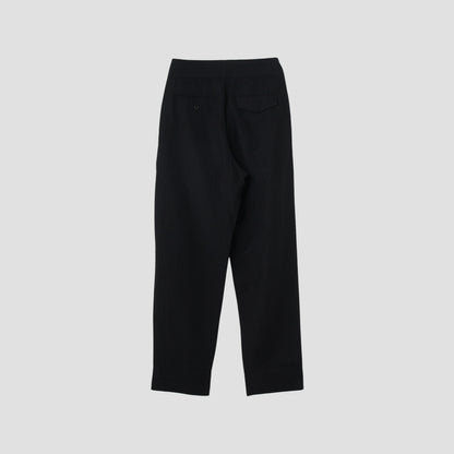 PLAINWEAVE WOOL LINEN TROUSERS