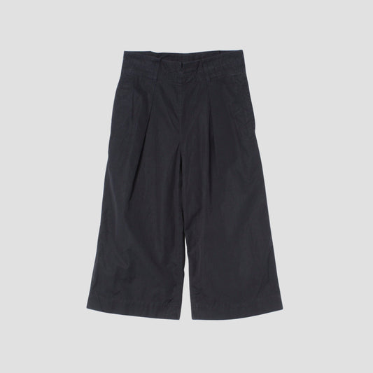 COTTON RAMIE TOUGH POPLIN TROUSERS