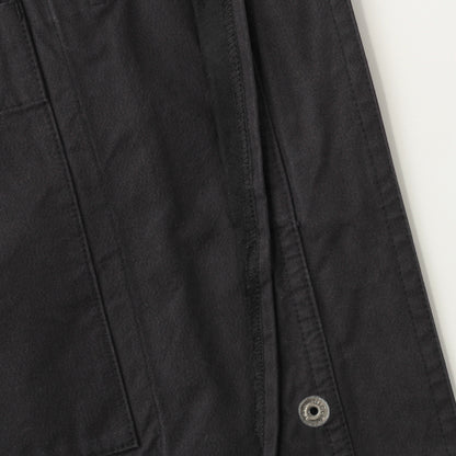 DENSE COTTON NYLON PLAINWEAVE COAT