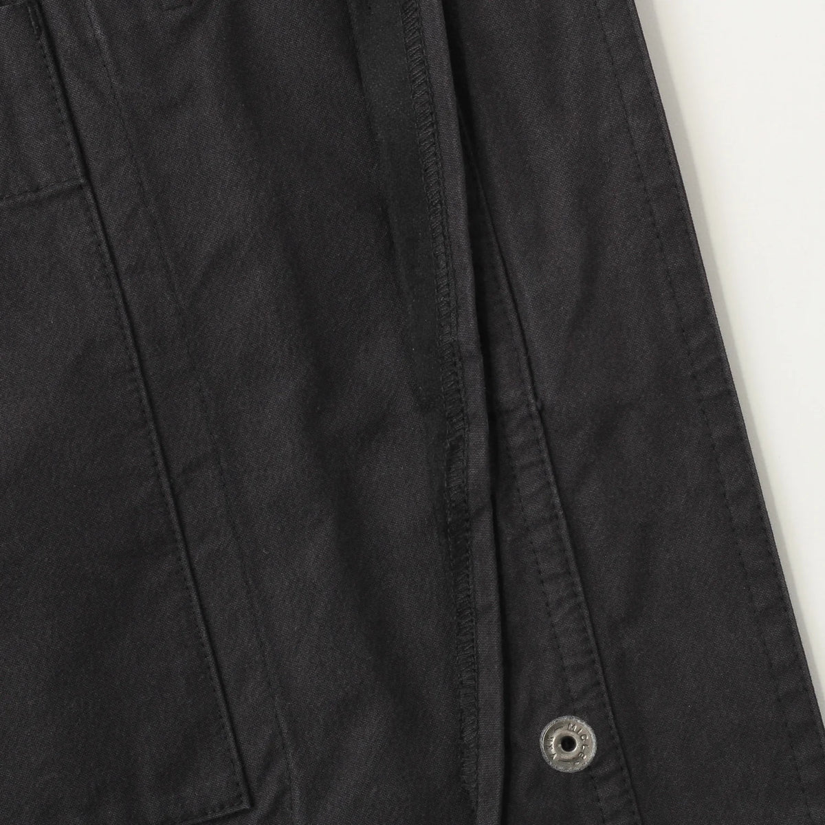 DENSE COTTON NYLON PLAINWEAVE COAT